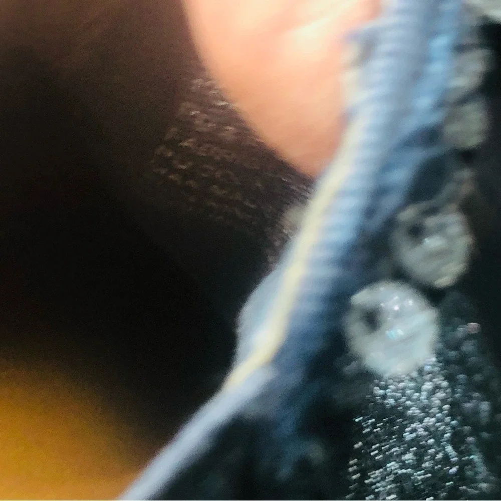 Steve‎ Madden women's blue sparkly squint espadrilles size 7